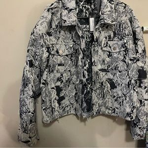 Men’s tapestry denim jacket